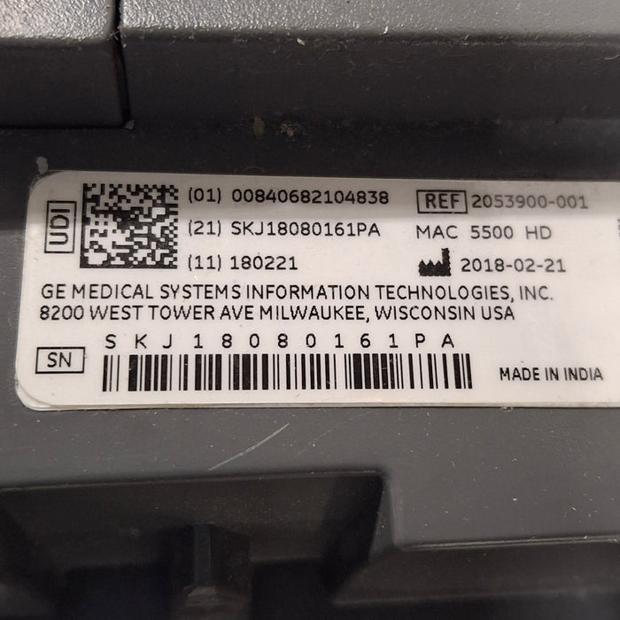 GE Healthcare MAC 5500 HD ECG without CAM Module