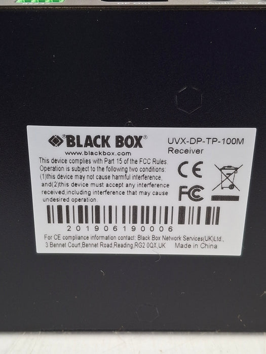 Black Box Network Services UVX-DP-TP-100M Displayport & USB 2.0 Extender