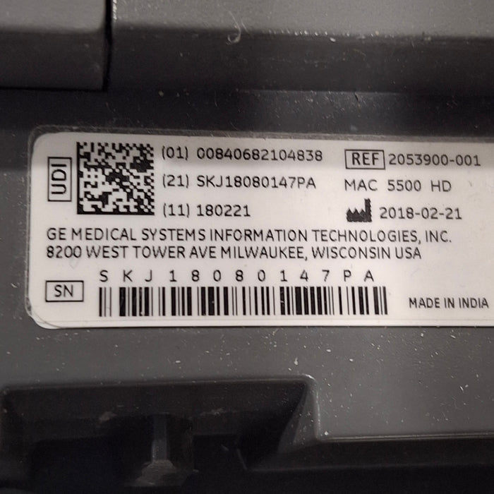GE Healthcare MAC 5500 HD ECG without CAM Module
