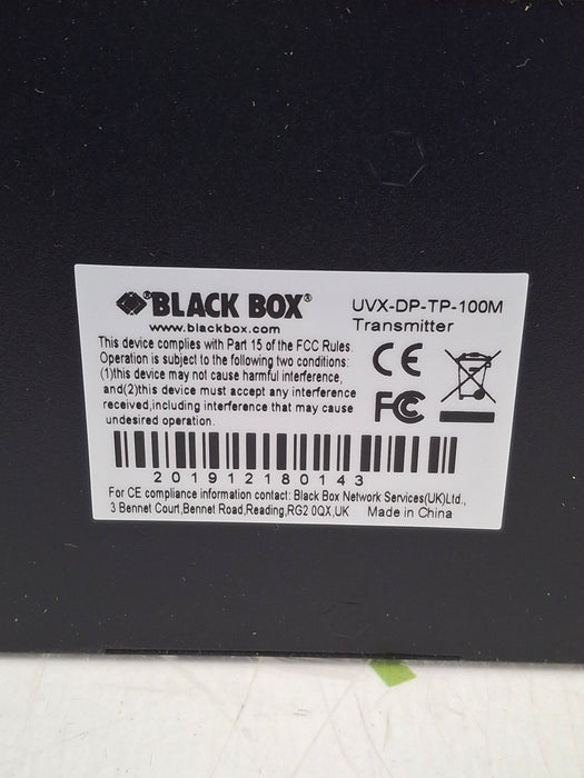 Black Box Network Services UVX-DP-TP-100M Displayport & USB 2.0 Extender