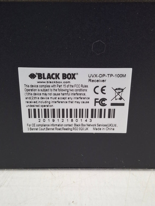 Black Box Network Services UVX-DP-TP-100M Displayport & USB 2.0 Extender