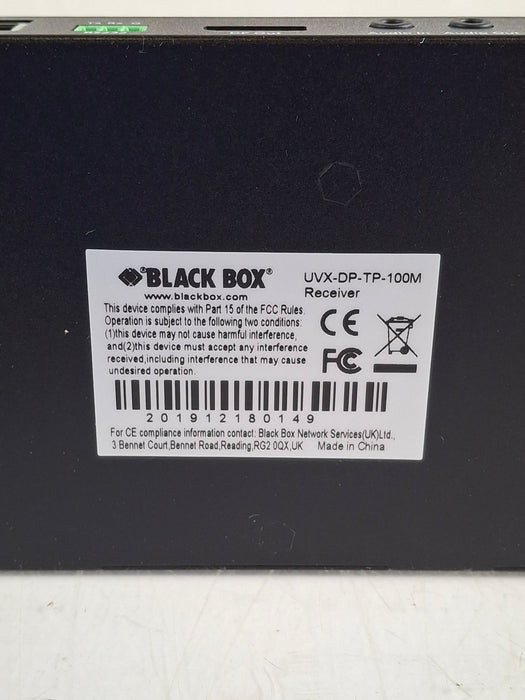 Black Box Network Services UVX-DP-TP-100M Displayport & USB 2.0 Extender