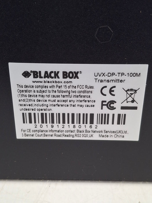 Black Box Network Services UVX-DP-TP-100M Displayport & USB 2.0 Extender