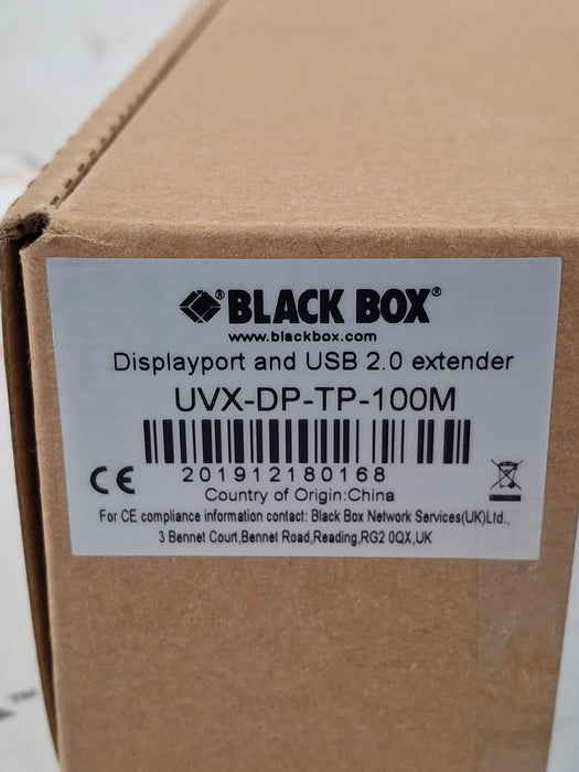 Black Box Network Services UVX-DP-TP-100M Displayport & USB 2.0 Extender