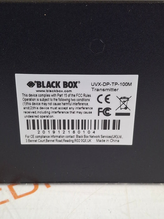 Black Box Network Services UVX-DP-TP-100M Displayport & USB 2.0 Extender