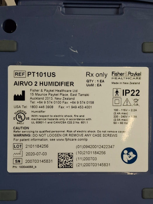 Fisher & Paykel Airvo 2 Humidified High Flow Therapy Unit