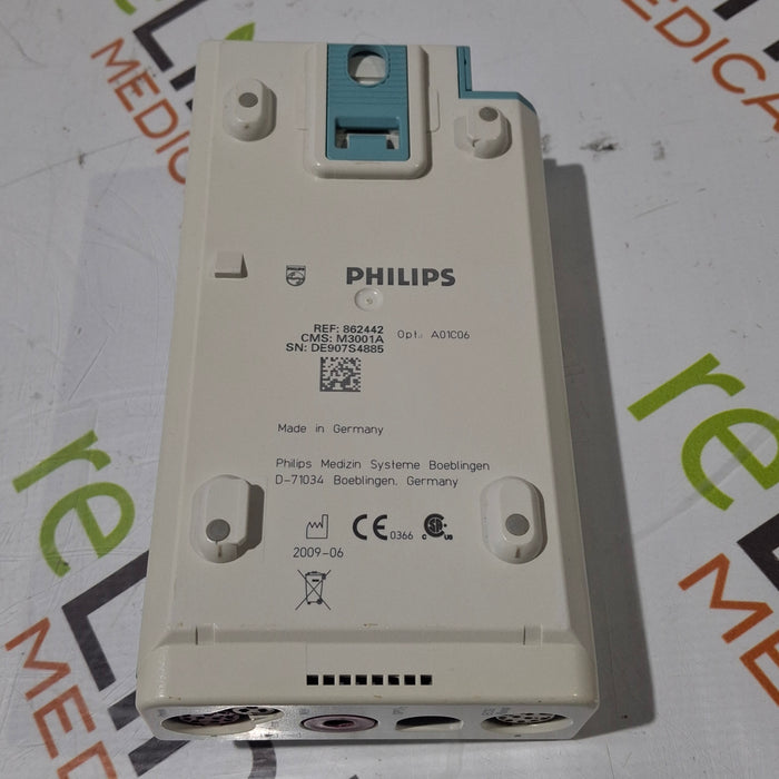 Philips M3001A-A01C06 Fast SpO2, NIBP, ECG, Temp, IBP MMS Module
