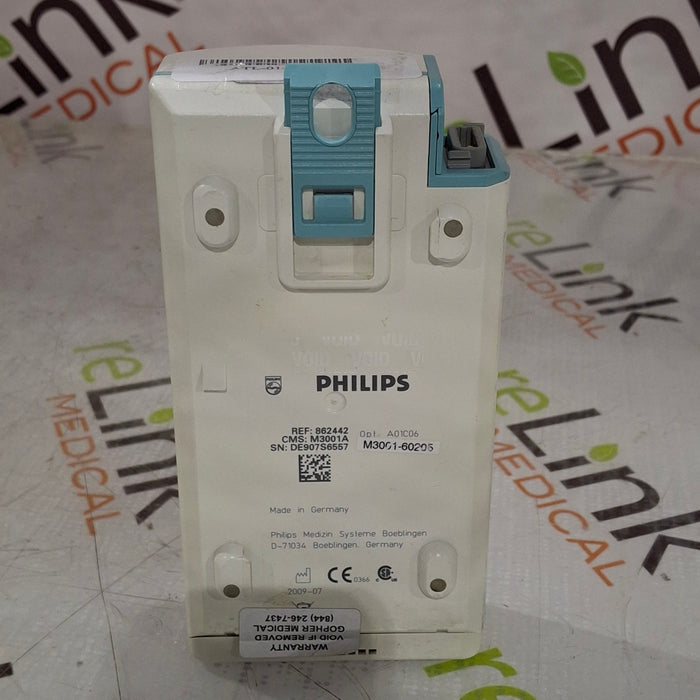 Philips M3001A-A01C06 Fast SpO2, NIBP, ECG, Temp, IBP MMS Module