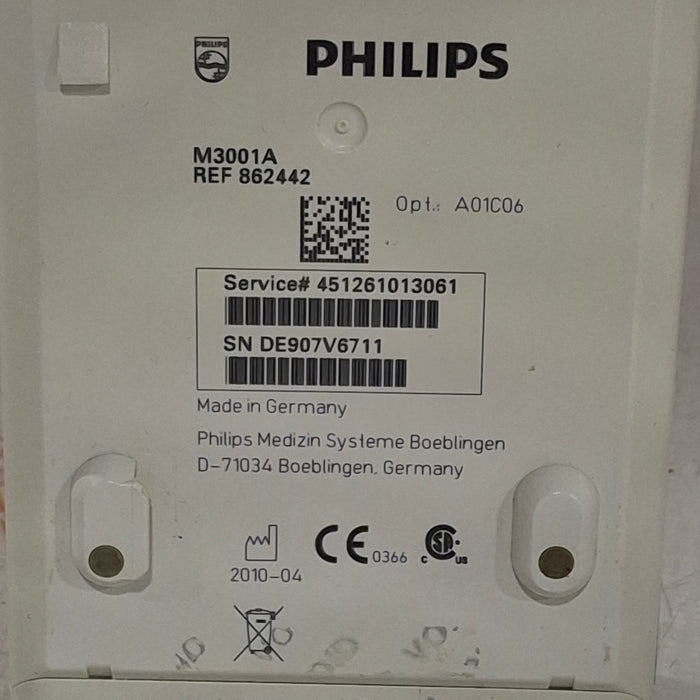Philips M3001A-A01C06 Fast SpO2, NIBP, ECG, Temp, IBP MMS Module