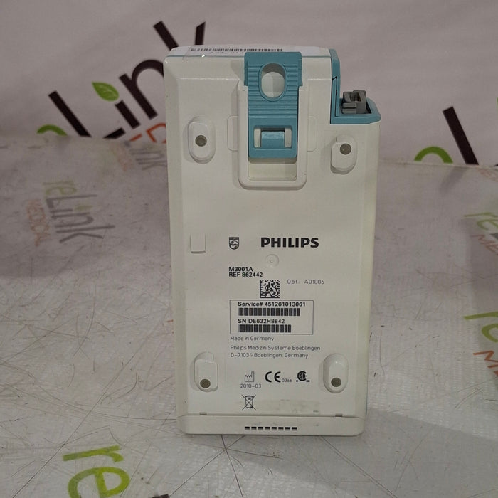 Philips M3001A-A01C06 Fast SpO2, NIBP, ECG, Temp, IBP MMS Module