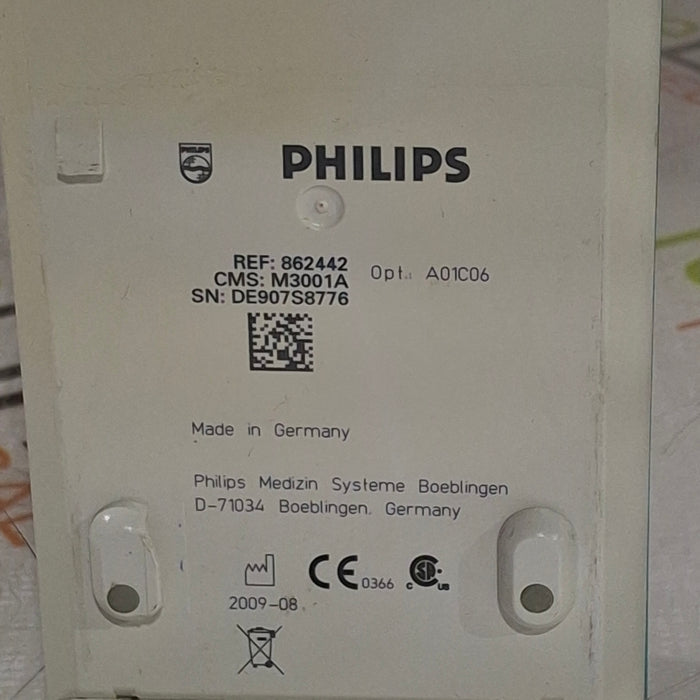 Philips M3001A-A01C06 Fast SpO2, NIBP, ECG, Temp, IBP MMS Module