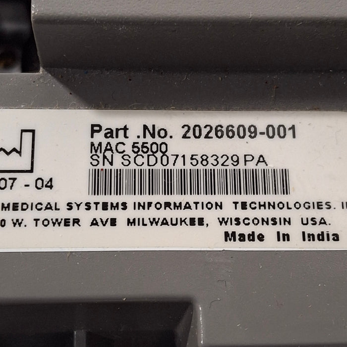 GE Healthcare MAC 5500 ECG without CAM Module