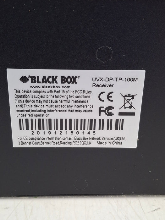 Black Box Network Services UVX-DP-TP-100M Displayport & USB 2.0 Extender