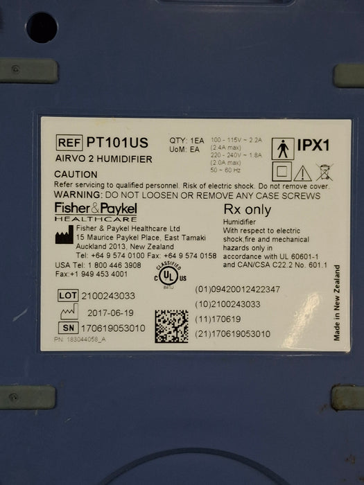 Fisher & Paykel Airvo 2 Humidified High Flow Therapy Unit