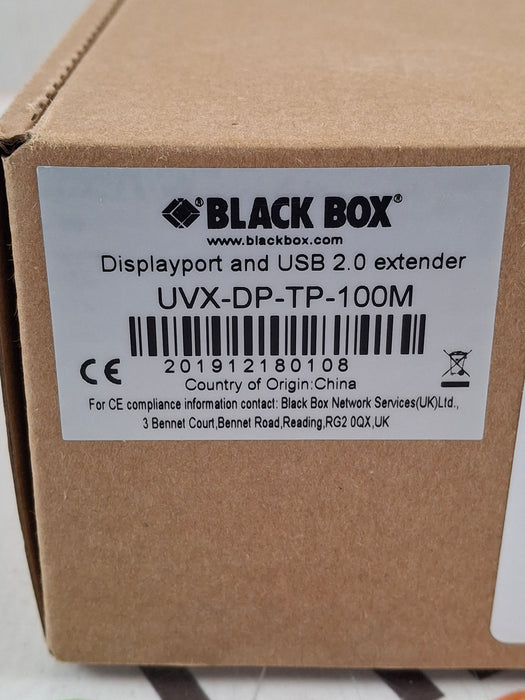 Black Box Network Services UVX-DP-TP-100M Displayport & USB 2.0 Extender