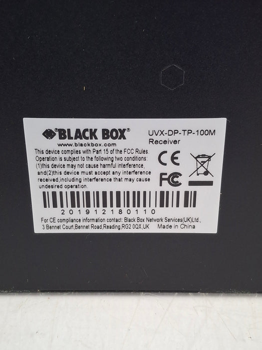 Black Box Network Services UVX-DP-TP-100M Displayport & USB 2.0 Extender