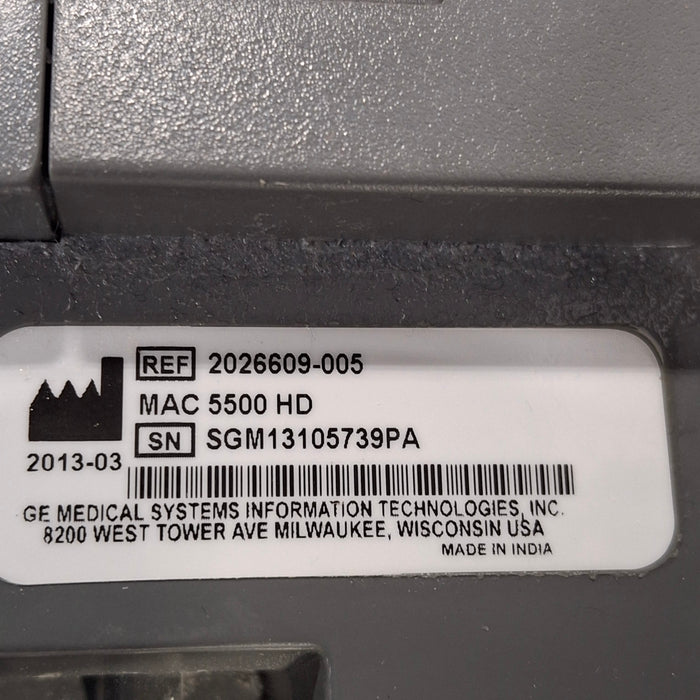 GE Healthcare MAC 5500 HD ECG without CAM Module