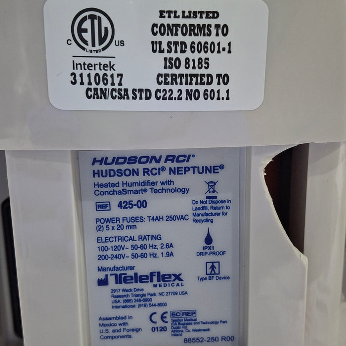 Teleflex Medical Hudson RCI Neptune Heated Humidifier
