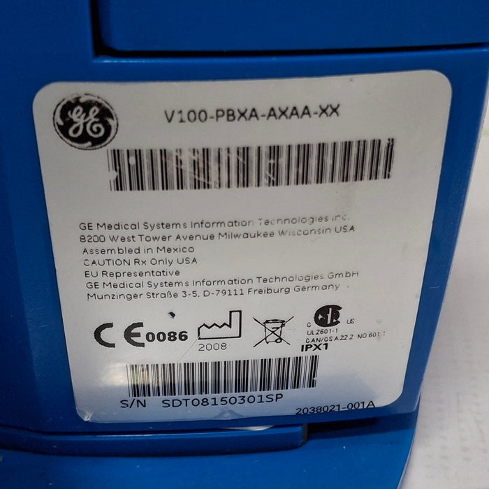 GE Healthcare Dinamap V100 - NIBP, SpO2 Vital Signs Monitor