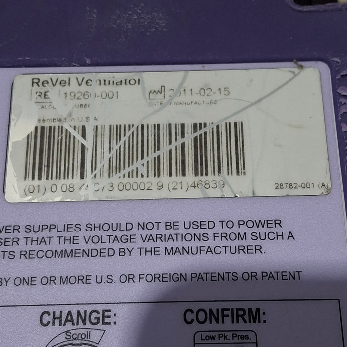 CareFusion Revel Transport Ventilator