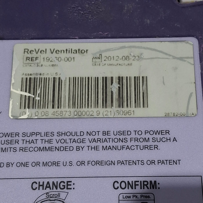 CareFusion Revel Transport Ventilator