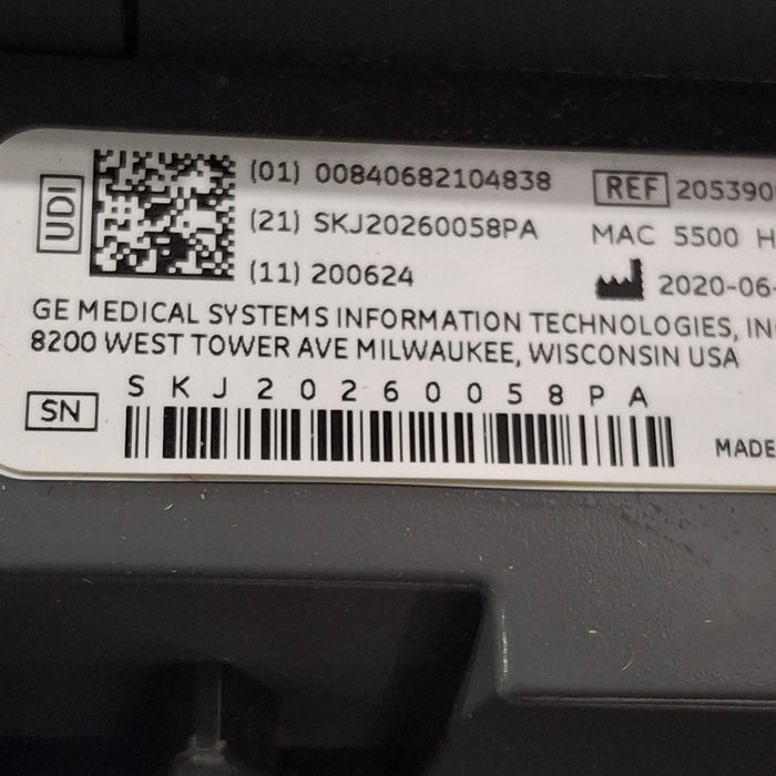 GE Healthcare MAC 5500 HD ECG without CAM Module