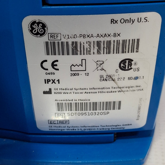 GE Healthcare Dinamap V100 - NIBP, SpO2 Vital Signs Monitor