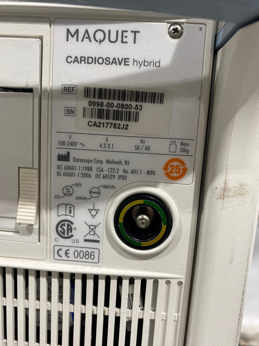 Maquet Cardiosave Hybrid IABP Datascope Pump