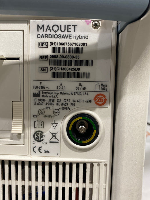 Maquet Cardiosave Hybrid IABP Datascope Pump