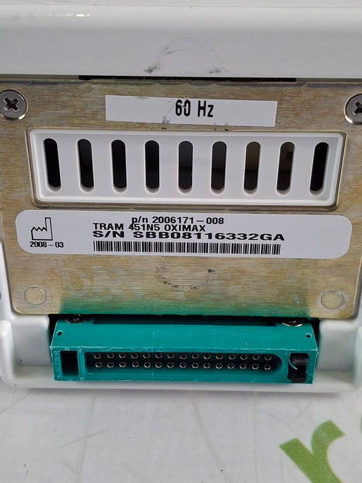 GE Healthcare TRAM 451N Multiparameter Module - Nellcor SpO2