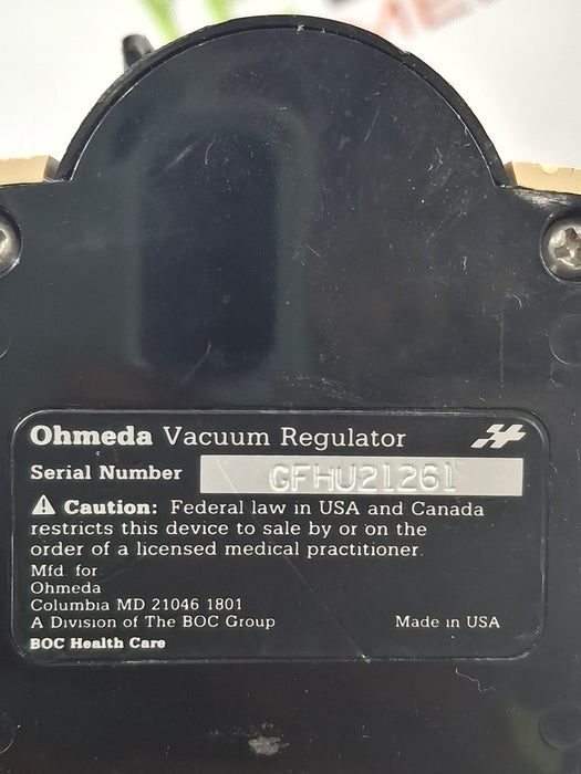 Ohmeda Medical 200 Intermittent Suction Unit