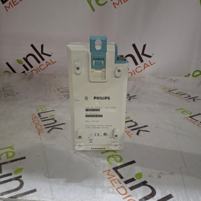 Philips M3001A-A01C06 Fast SpO2, NIBP, ECG, Temp, IBP MMS Module