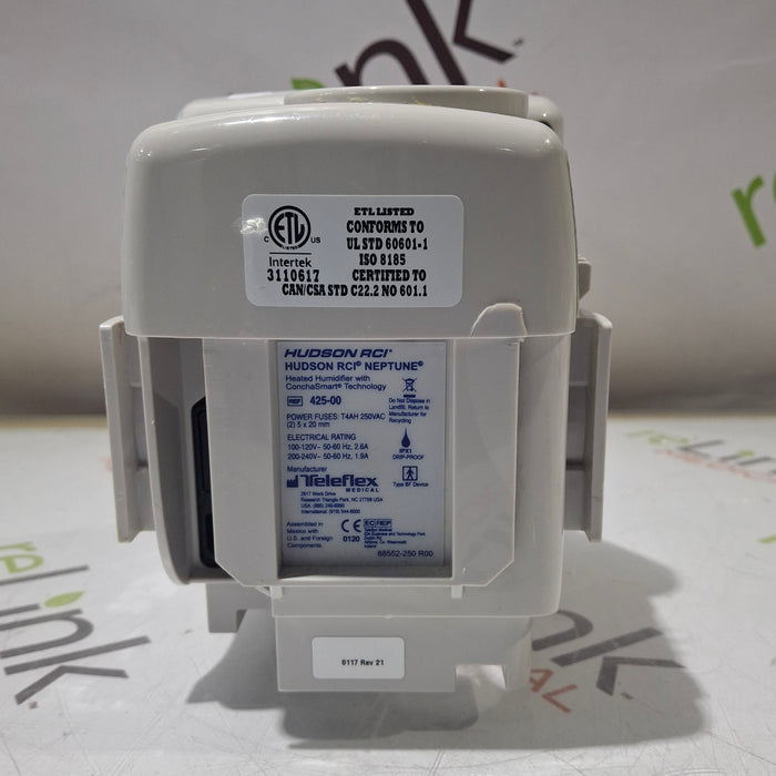 Teleflex Medical Hudson RCI Neptune Heated Humidifier
