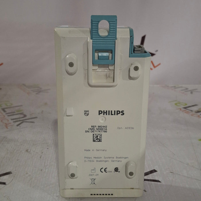 Philips M3001A-A01C06 Fast SpO2, NIBP, ECG, Temp, IBP MMS Module