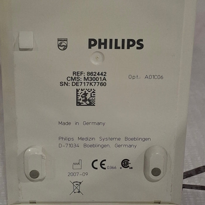 Philips M3001A-A01C06 Fast SpO2, NIBP, ECG, Temp, IBP MMS Module