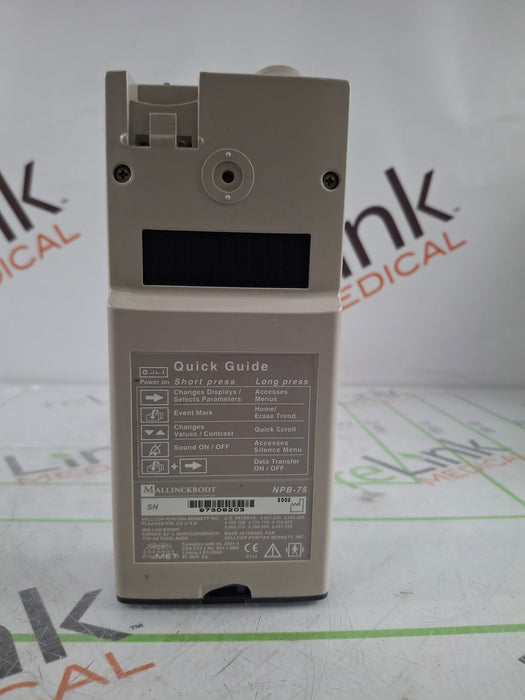 Nellcor Oximax NPB-75  Microstream Pulse Oximeter Capnograph