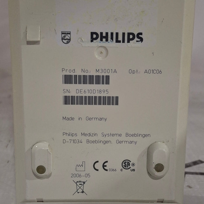 Philips M3001A-A01C06 Fast SpO2, NIBP, ECG, Temp, IBP MMS Module