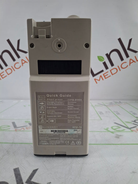 Nellcor Oximax NPB-75  Microstream Pulse Oximeter Capnograph