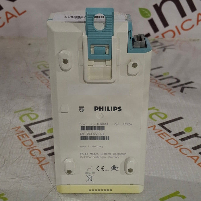 Philips M3001A-A01C06 Fast SpO2, NIBP, ECG, Temp, IBP MMS Module
