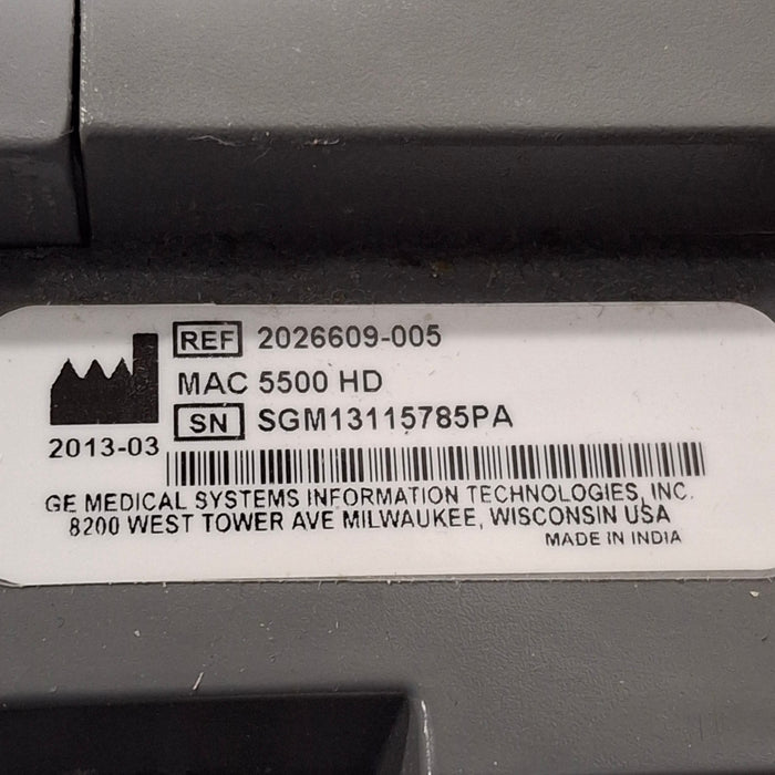 GE Healthcare MAC 5500 HD ECG without CAM Module