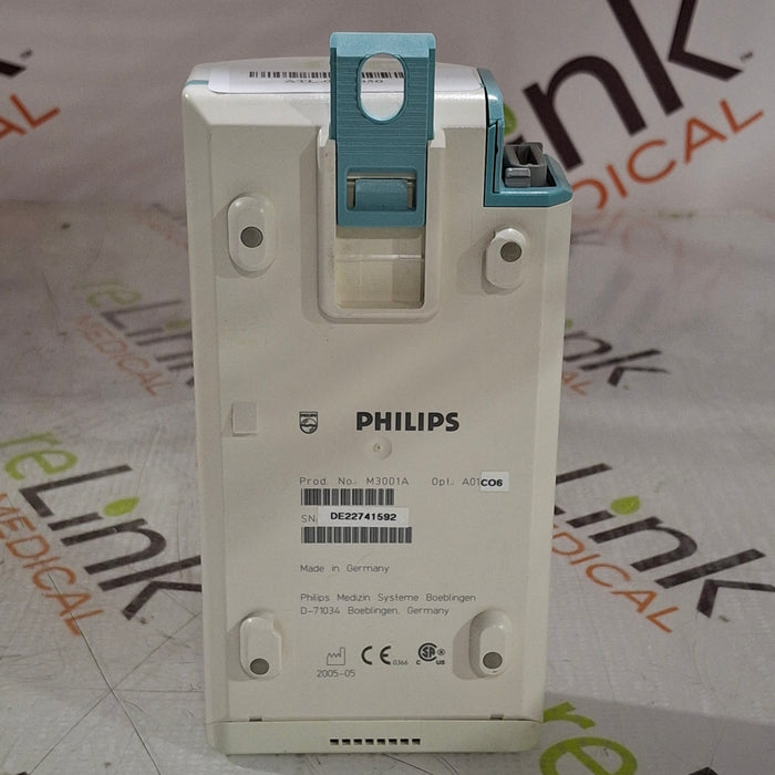 Philips M3001A-A01C06 Fast SpO2, NIBP, ECG, Temp, IBP MMS Module