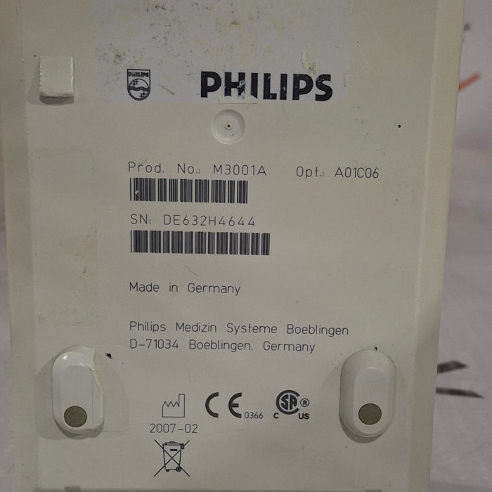 Philips M3001A-A01C06 Fast SpO2, NIBP, ECG, Temp, IBP MMS Module