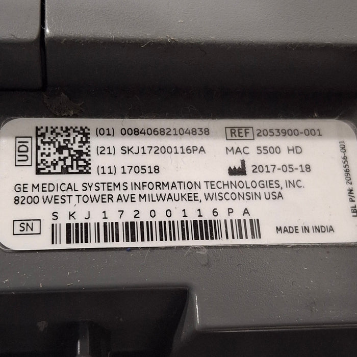 GE Healthcare MAC 5500 HD ECG without CAM Module