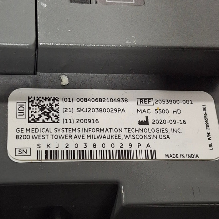 GE Healthcare MAC 5500 HD ECG without CAM Module
