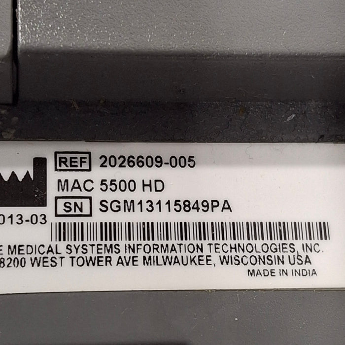 GE Healthcare MAC 5500 HD ECG without CAM Module
