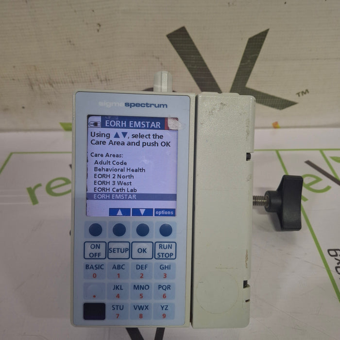 Baxter Sigma Spectrum 6.05.15 with B/G Battery Infusion Pump