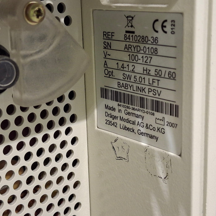 Draeger Medical Babylog 8000 Plus Ventilator