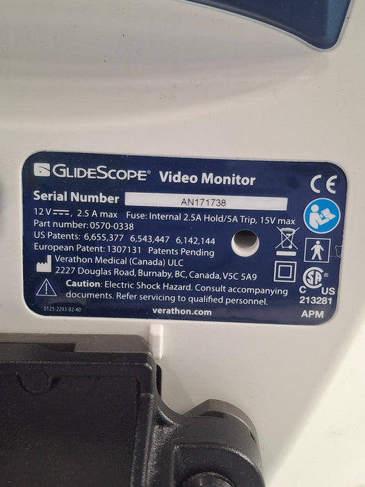 Verathon Medical, Inc Glidescope Video Laryngoscope