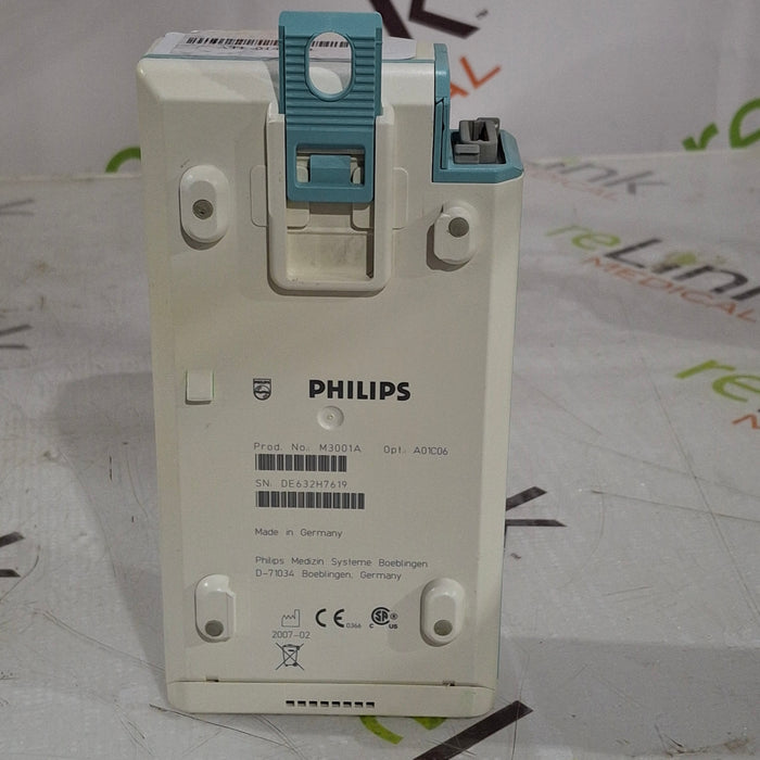 Philips M3001A-A01C06 Fast SpO2, NIBP, ECG, Temp, IBP MMS Module