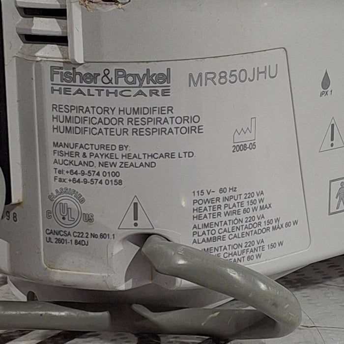 Fisher & Paykel MR850JHU Humidifier